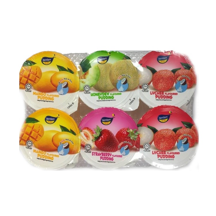 Tenten Assorted Pudding 6x80g