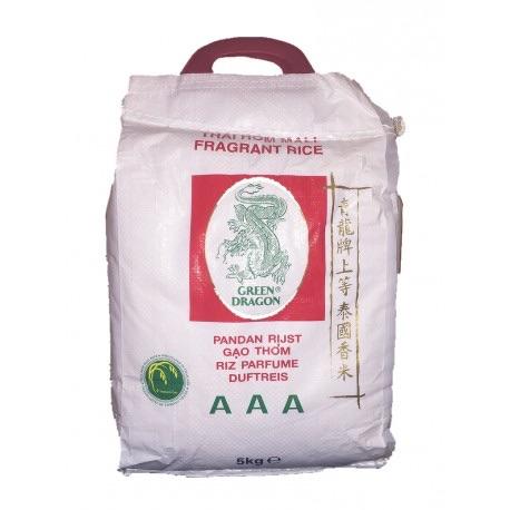 Green Dragon AAA Thai Him Mali Fragrant Rice 5kg