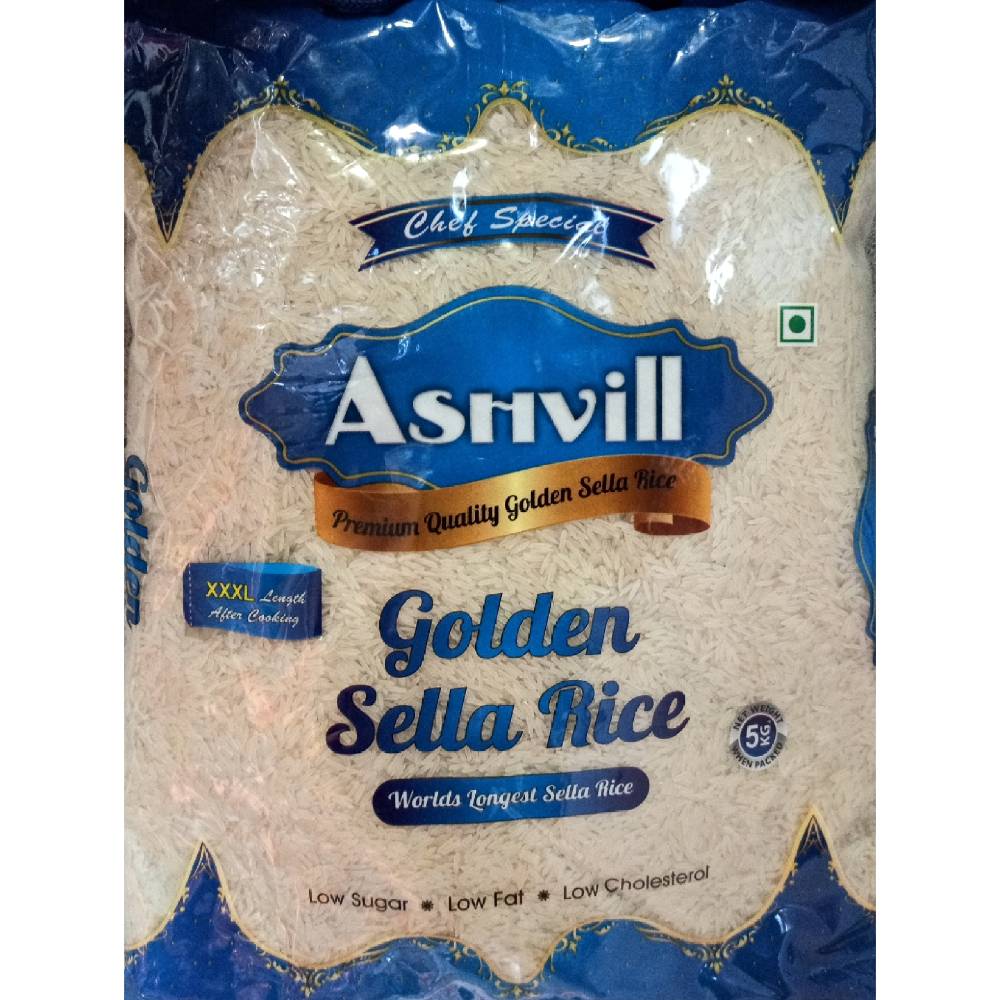 Ashvill Golden Sella Rice 5kg