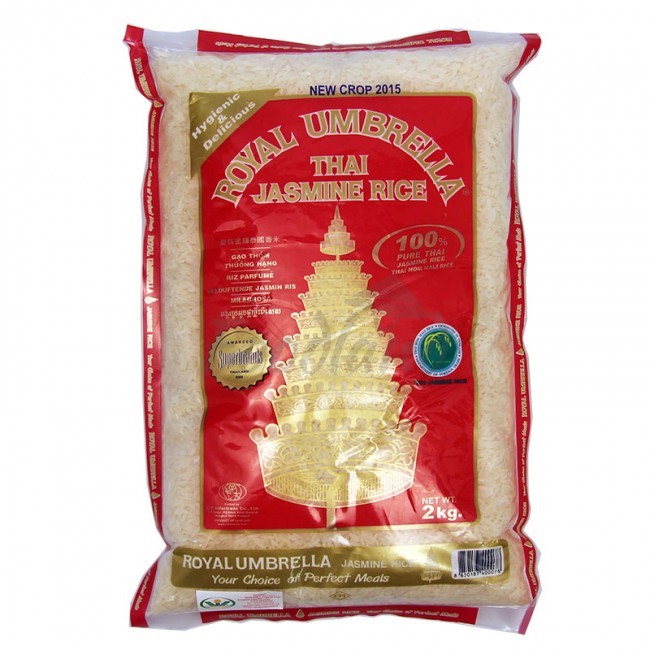 Royal Umbrella Thai Jasmine Rice 2kg