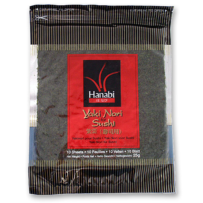 Hanabi Sushi Yaki Nori 50 Sheets