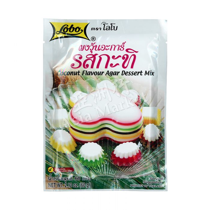 Lobo coconut flavour agar desert mix 60g