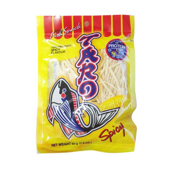 Taro Fish Snack Spicy 52g