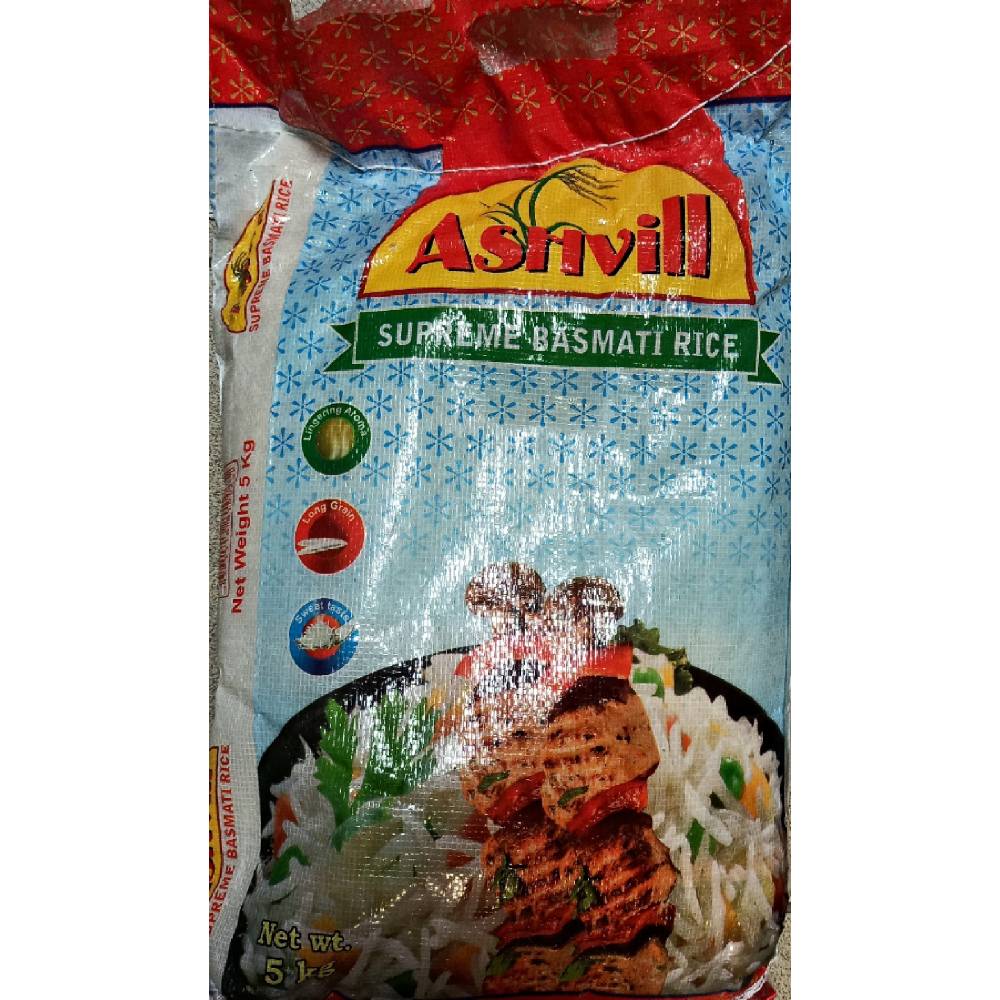 Ashvill Basmati Rice 5kg