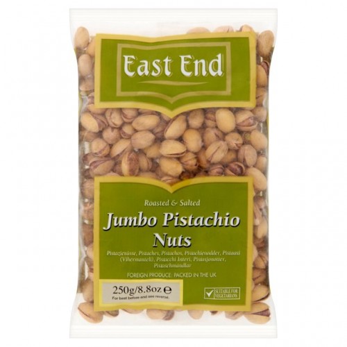 East End Jumbo Pistachio Nuts 250g