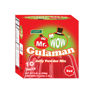Galinco Gulaman Jelly Powder Mix Red 24g (1 Packet)