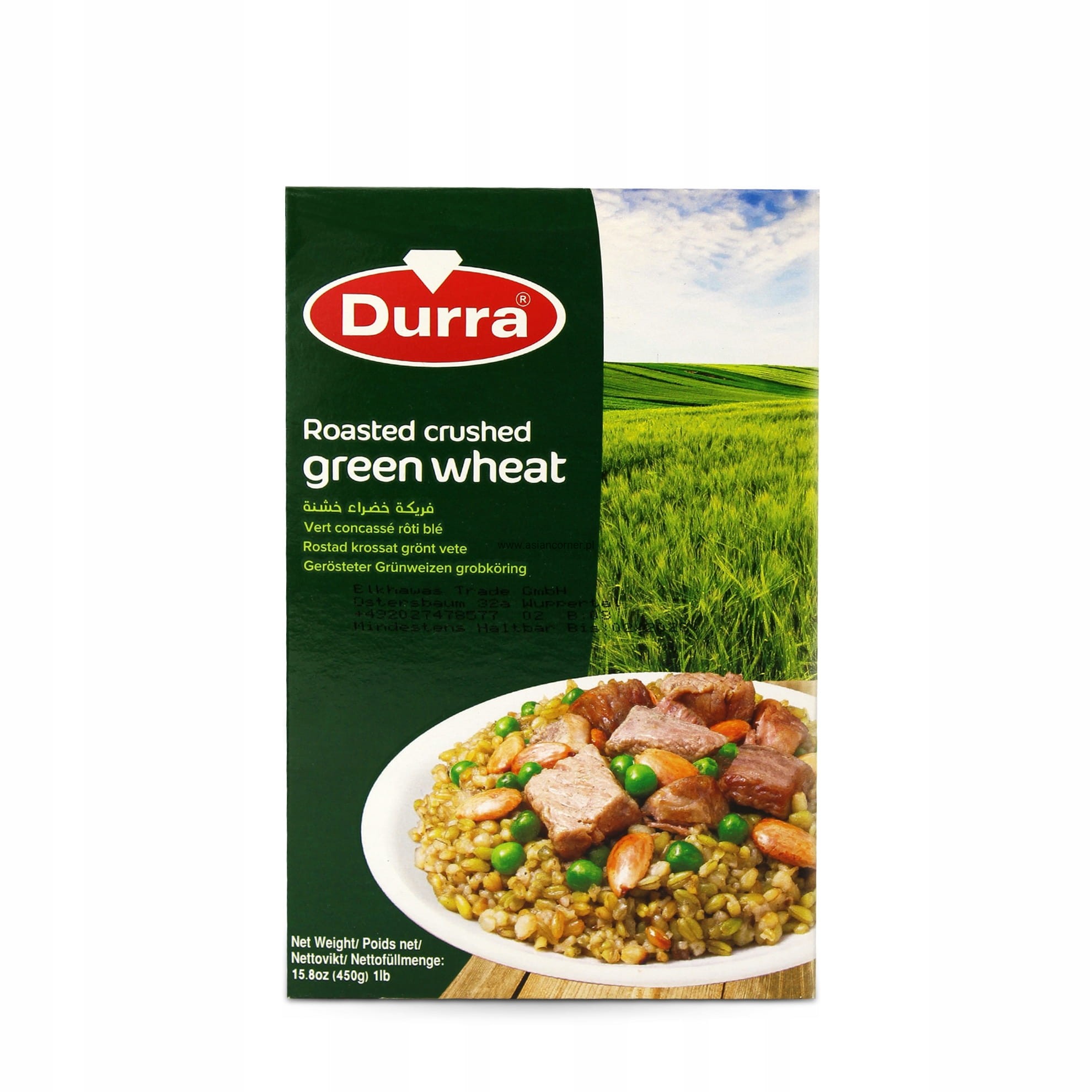 Durra Roasted Crushed Green Wheat 450g