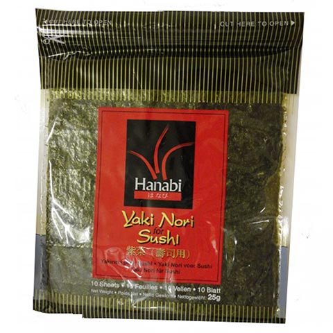 Hanabi Yaki Nori Sushi 25g
